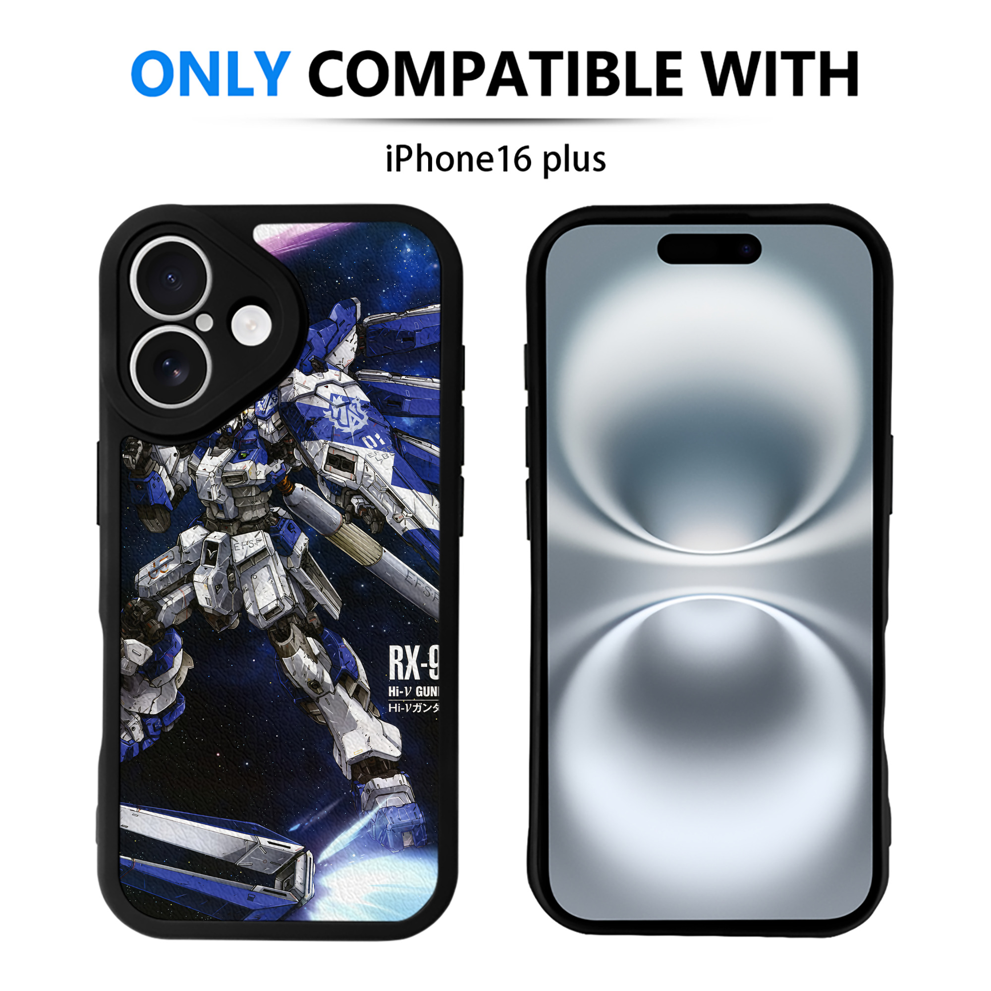 （画像用） 機動戦士ガンダム Mobile Suit Gundam 【iPhone 16シリーズ対応】シリコンスマホケース（レザー調） 材質：シリコン